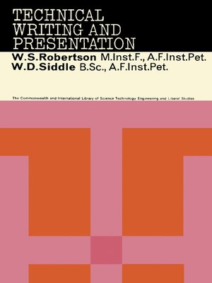 cover image of Technical Writing & Presentation
